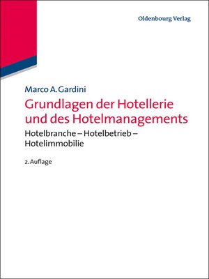 cover image of Grundlagen der Hotellerie und des Hotelmanagements